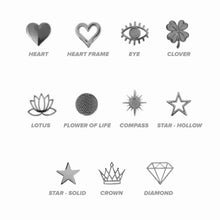 Load image into Gallery viewer, GLAM. Personalized Leather iPhone Case - Silver/Silver
